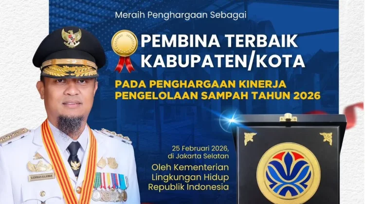 Gubernur Sulsel Terima Penghargaan Pembina Terbaik Pengelolaan Sampah