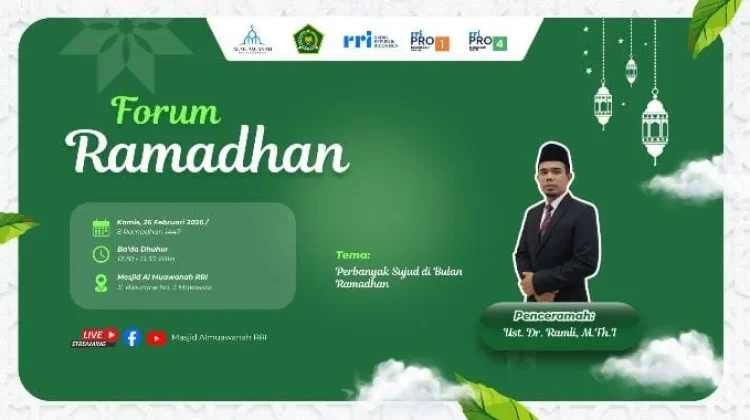 Forum Ramadan RRI Angkat Makna Sujud