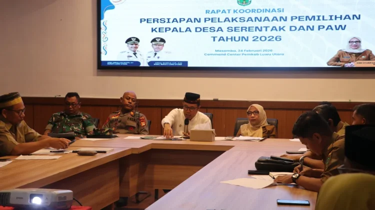Luwu Utara Matangkan Persiapan Pilkades Serentak 2026 di 41 Desa