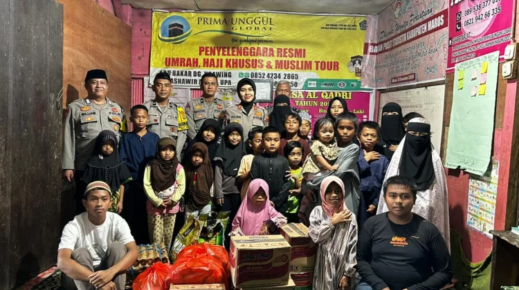 Sat Binmas Polres Maros Tebar Kepedulian di Panti Asuhan