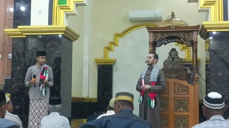 Personel Polsek Maiwa Pantau Safari Ramadhan 1447 H