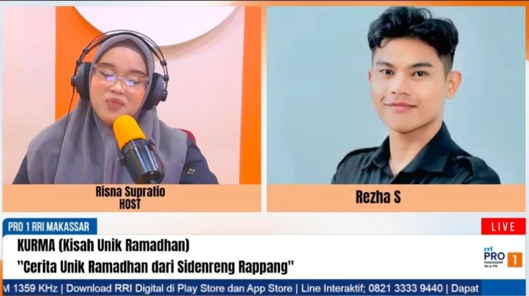 Ngabuburit Unik, Warga Sidrap Menunggu Waktu Berbuka dengan Bermain Domino
