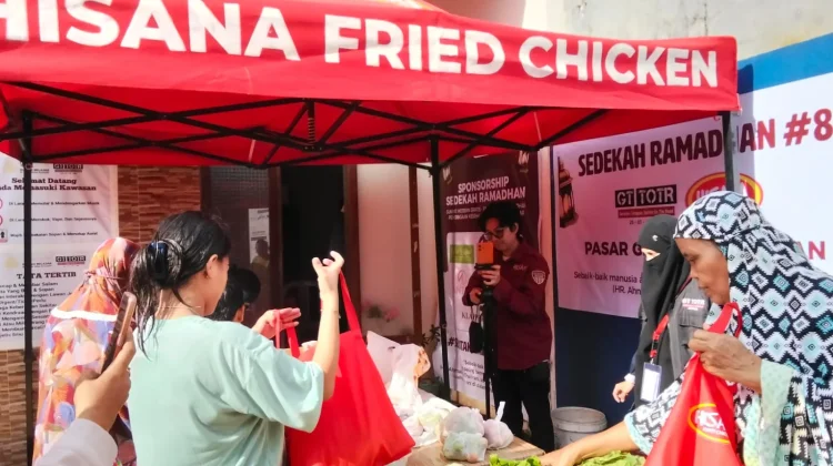 Gandeng Hisana, GT-TOT Gelar Pasar Gratis Ramadan untuk Warga