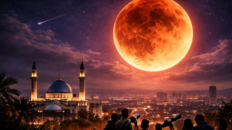 Gerhana Total Hiasi Langit Makassar pada 14 Ramadhan