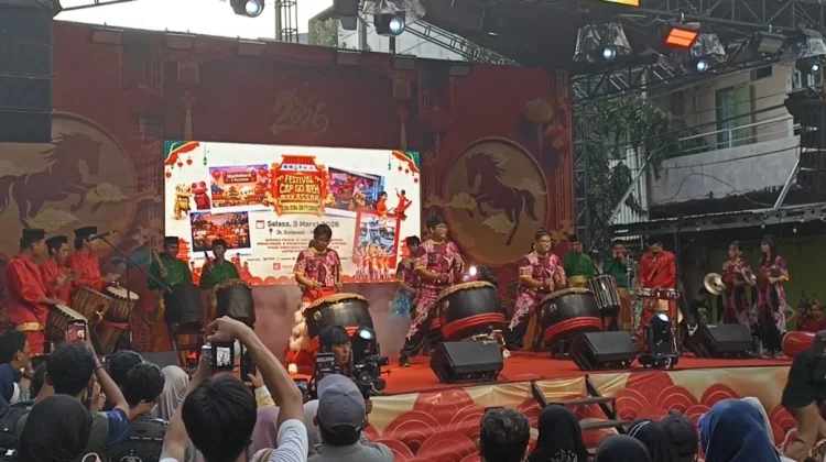 Rampak Bedug dan Tabur Barongsai Hiasi Festival Cap Go Meh 2026
