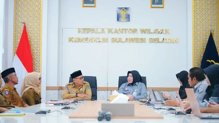 Kemenkum Sulsel Terima Kunjungan Pemda Luwu Utara Bahas Harmonisasi Produk Hukum