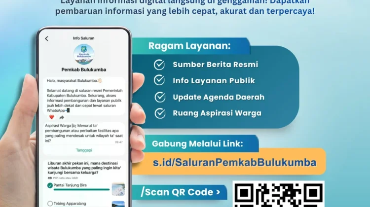 Mudahkan Layanan Informasi Publik, Pemkab Bulukumba Buka  Saluran WhatsApp
