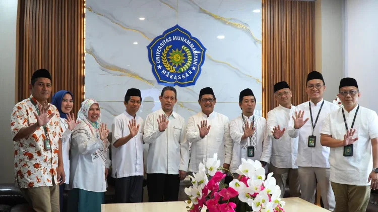 Rektor Unismuh Makassar Terima Silaturahmi Direktur Utama Bank Syariah Nasional