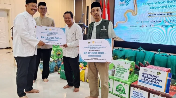 Kemenag Sulsel Salurkan Ribuan Paket Ramadan untuk Masyarakat