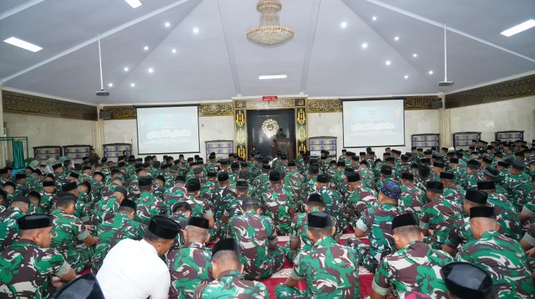 Kodam XIV/Hasanuddin Peringati Nuzulul Qur’an di Masjid Sultan Hasanuddin