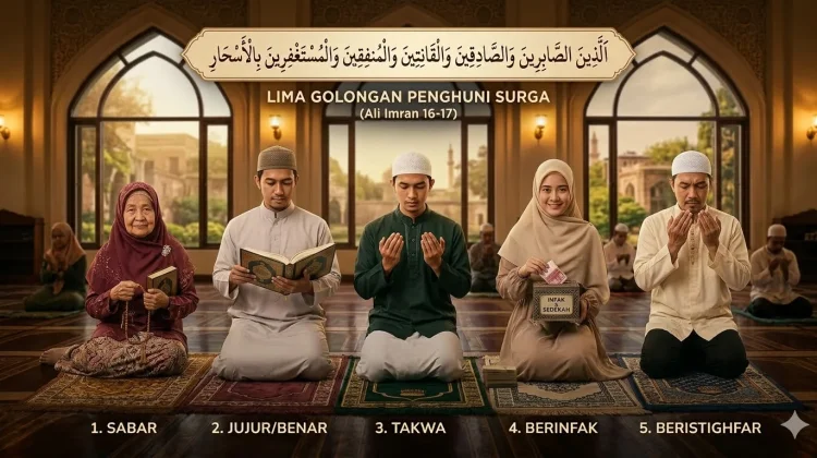 Lima Golongan Penghuni Surga Menurut Surah Ali Imran