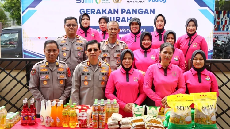 Gandeng Bulog,Polres Palopo Gelar Pasar Murah Penuhi Kebutuhan Pangan Warga