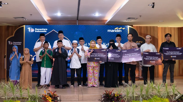 Bank Mandiri Gelar Buka Puasa dan Santunan Masyarakat Rentan di Makassar
