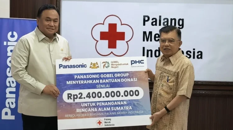 PMI Terima Donasi Rp2,4 M dari Panasonic Gobel Group untuk Rehabilitasi Bencana