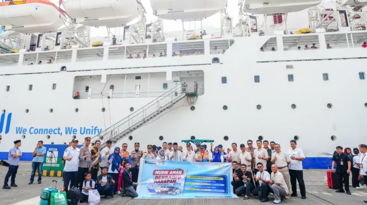 Gubernur Sulsel Lepas 500 Pemudik Program Mudik PLN dari Pelabuhan Soekarno-Hatta