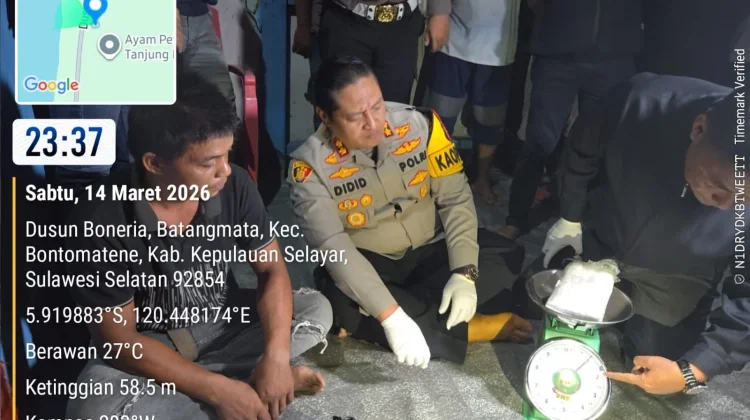 Paket Diduga Kokain Kembali Ditemukan di Pantai Batangmata Selayar