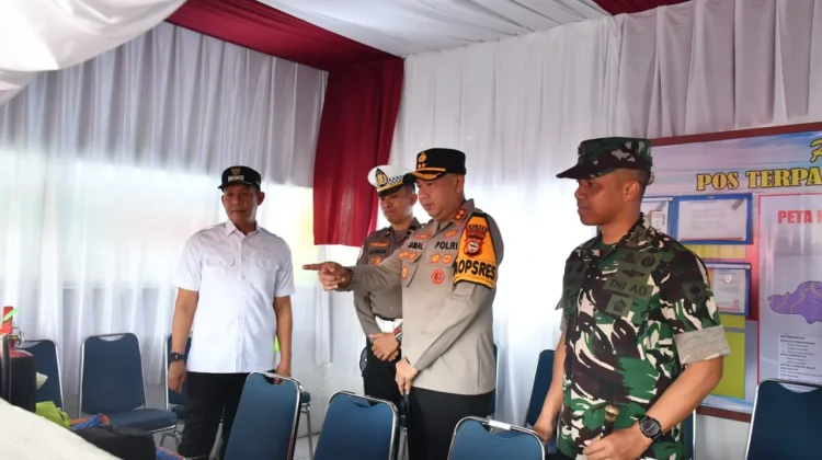 Pastikan Kesiapan Pengamanan Lebaran, Wapub Sinjai Pantau Pospam Ketupat 2026