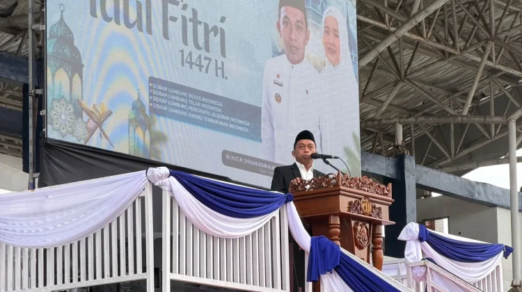 Stadion Ganggawa Dipadati Jamaah Shalat Idul Fitri