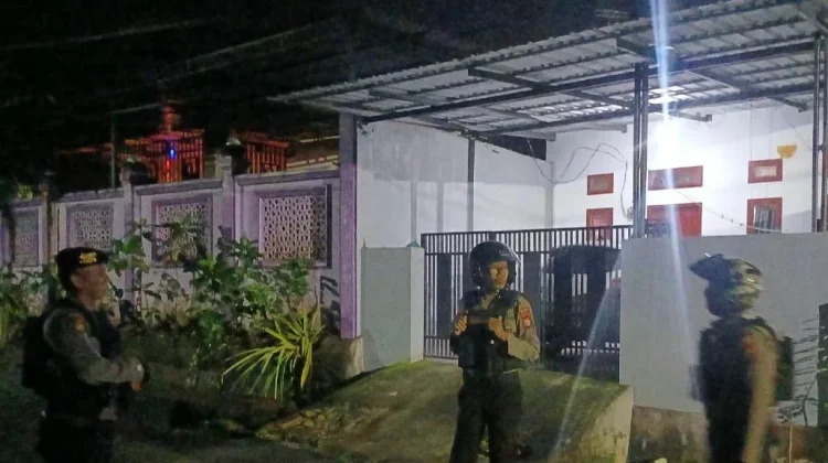 Cegah Kejahatan, Sat Samapta Polres Maros Sisir Rumah Kosong