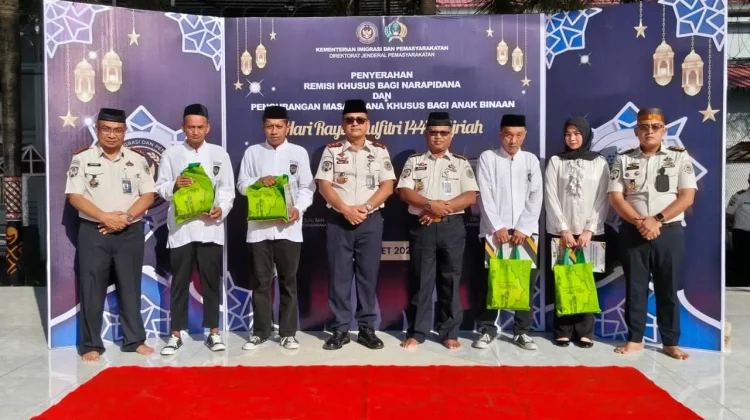 Ratusan Warga Binaan Rutan Makassar Dapat Remisi, 3 diantaranya Langsung Bebas