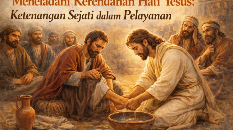 Meneladani Kerendahan Hati Yesus: Ketenangan Sejati dalam Pelayanan