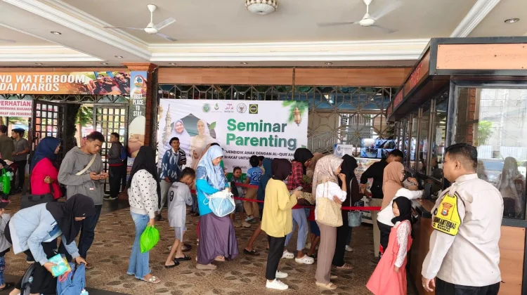 Pengunjung Meningkat Tajam, Polres Maros Pastikan Keamanan Tetap Terjag