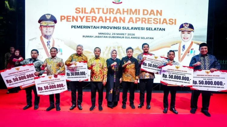 Pemprov Sulsel Apresiasi Kepala Daerah Berprestasi dalam Silaturahmi