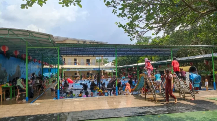Wisata Kebun Gowa Ramai Pengunjung di Akhir Pekan Libur Lebaran Idul Fitri