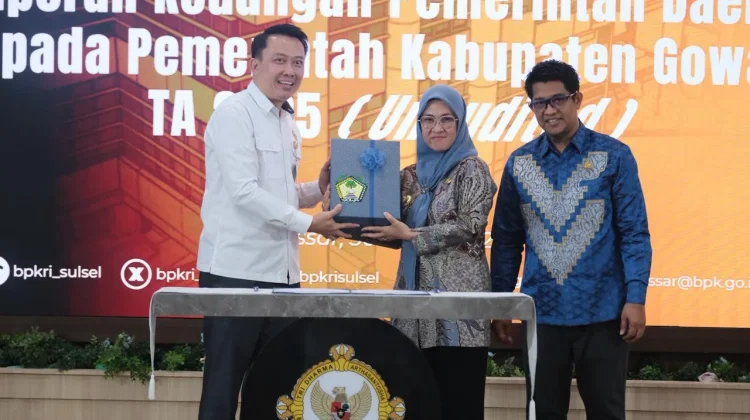 Serahkan LKPD 2025, Bupati Gowa Harap  Kembali Raih WTP ke-14 Kalinya