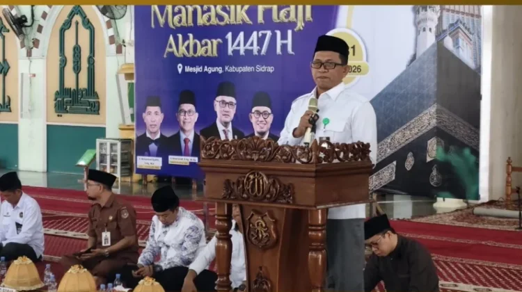Kakanwil Kemenhaj Sulsel Hadiri Manasik Akbar di Kabupaten Sidrap