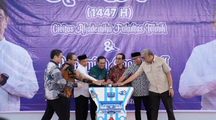 Perkuat Pendidikan, Rektor Unhas Resmikan Beberapa Fasilitas di Fakultas Teknik