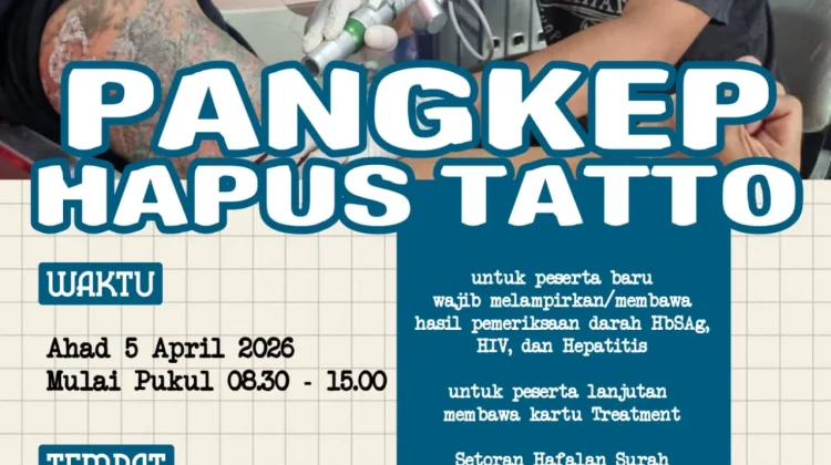 Mahtan Kembali akan Gelar Hapus Tato Gratis di Pangkep