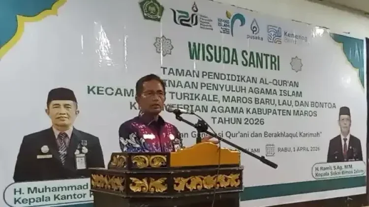 Ratusan Santri TPQ Tumalabo di Wisuda