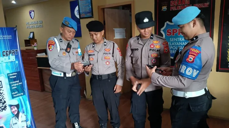 Polres Maros Tingkatkan Pengawasan Ketertiban Internal