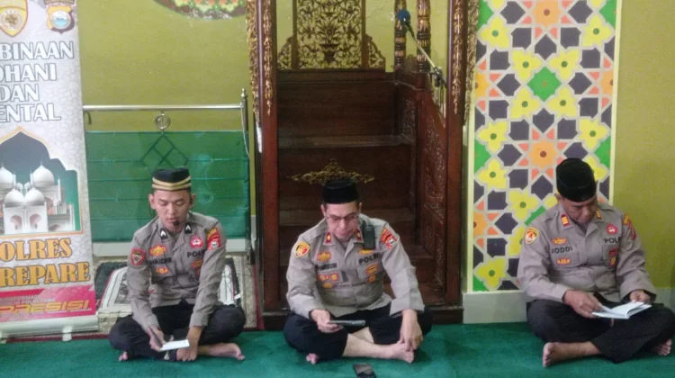 Polres Parepare Gelar Yasinan Pembinaan Rohani Personel