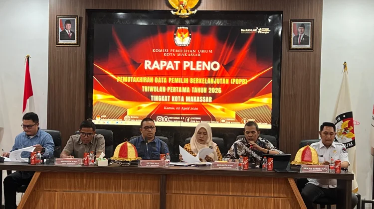 Penetapan Data Pemilih Makassar Capai Lebih dari 1 Juta