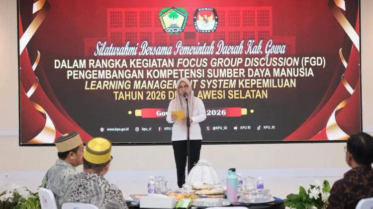 Bupati Gowa Buka FGD Pengembangan Kompetensi SDM Berbasis LMS KPU RI