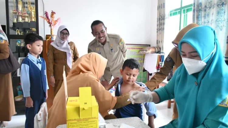 Status KLB, Pemkab Sinjai Perluas Jangkauan Imunisasi Campak