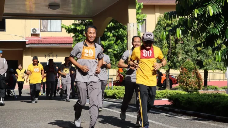 Polres Maros Gelar Tes Kesemaptaan, Ukur Kesiapan Fisik Personel