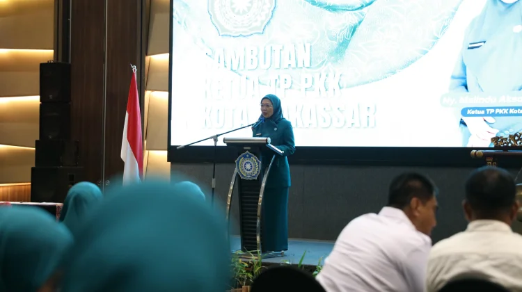 Melinda Aksa Buka Rakerda TP PKK Makassar 2026, Dorong Peran Kader lewat Inovasi