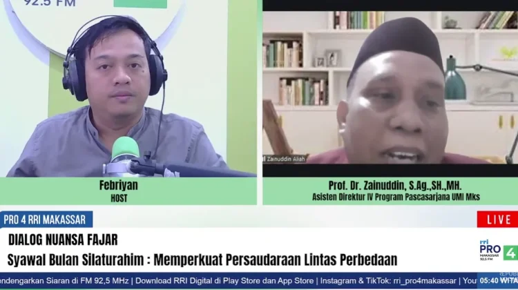 Prof. Zainuddin : Silaturahmi Cara Menghapus Sekat-Sekat Ditengah Masyarakat