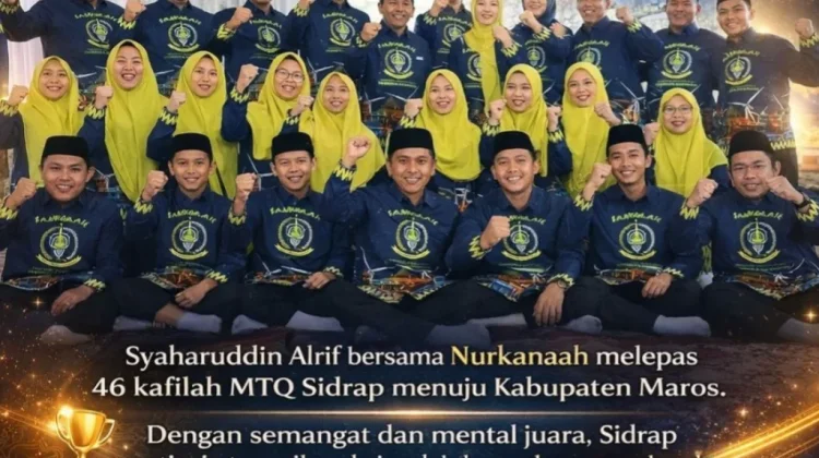Syaharuddin Alrif Lepas 46 Pejuang Qur’ani Sidrap