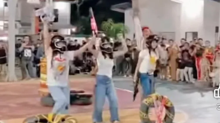 Bupati Sidrap Ikut Ramaikan Jelly Blaster Bersama Ratusan Warga