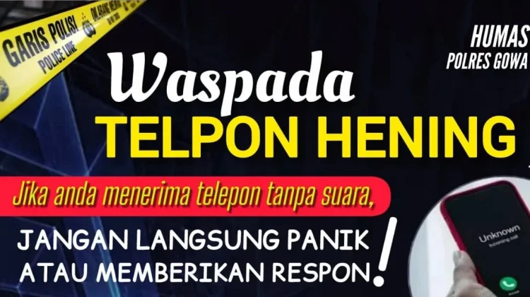 Polres Gowa Imbau Masyarakat Waspada Modus Penipuan Melalui Telepon