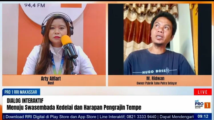 Pabrik Tahu Putra Selayar Olah 5 Kuintal Kedelai Setiap Hari
