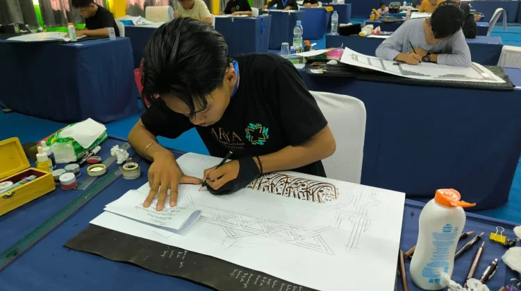 Kaligrafi Jadi Andalan, Kafilah Maros Optimis Sabet Juara