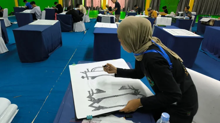 Kaligrafi Jadi Andalan, Kafilah Maros Optimis Sabet Juara