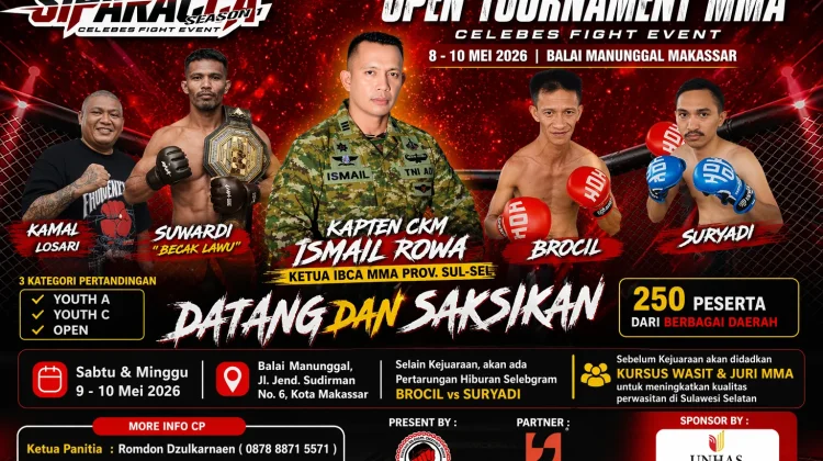 IBCA Sulsel Gelar Turnamen MMA Siparacca