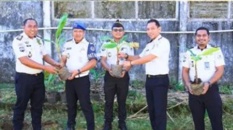 Gerakan Tanam Pisang, Langkah Nyata Bangun Kemandirian Warga Binaan
