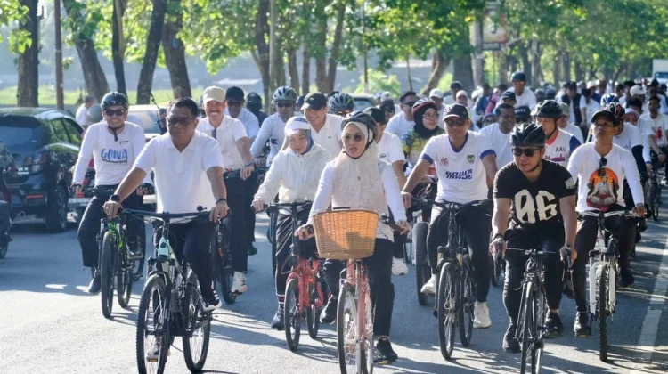 Canangkan Gerakan Ayo Bersepeda, Bupati Gowa Dorong Hemat Energi